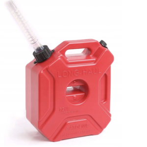 Kanystr na motorku 3L se zámkem a držákem velmi odolný pro čtyřkolku i offroad